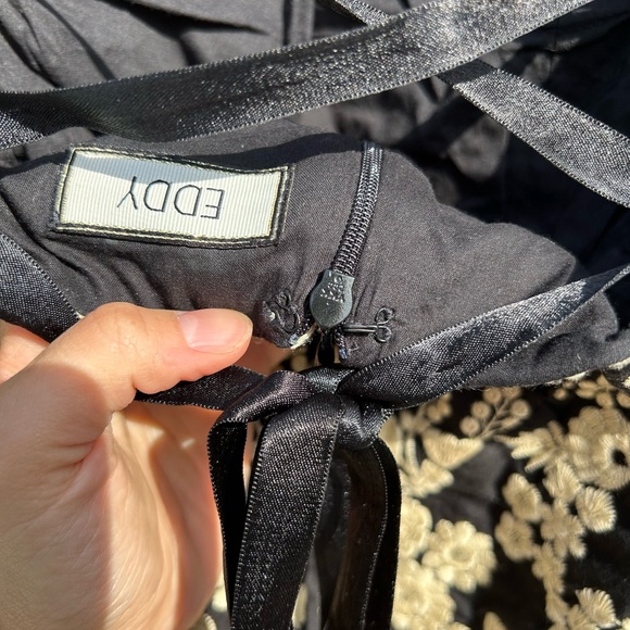 EDDY DORIS EMBROIDERED FRINGE MINI DRESS - Picture 14 of 16